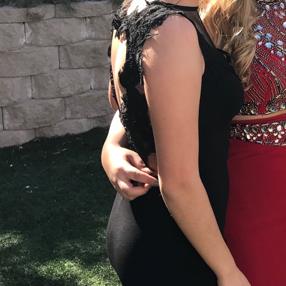 Black Windsor Mermaid / Prom Dress Dry Cle… Gem